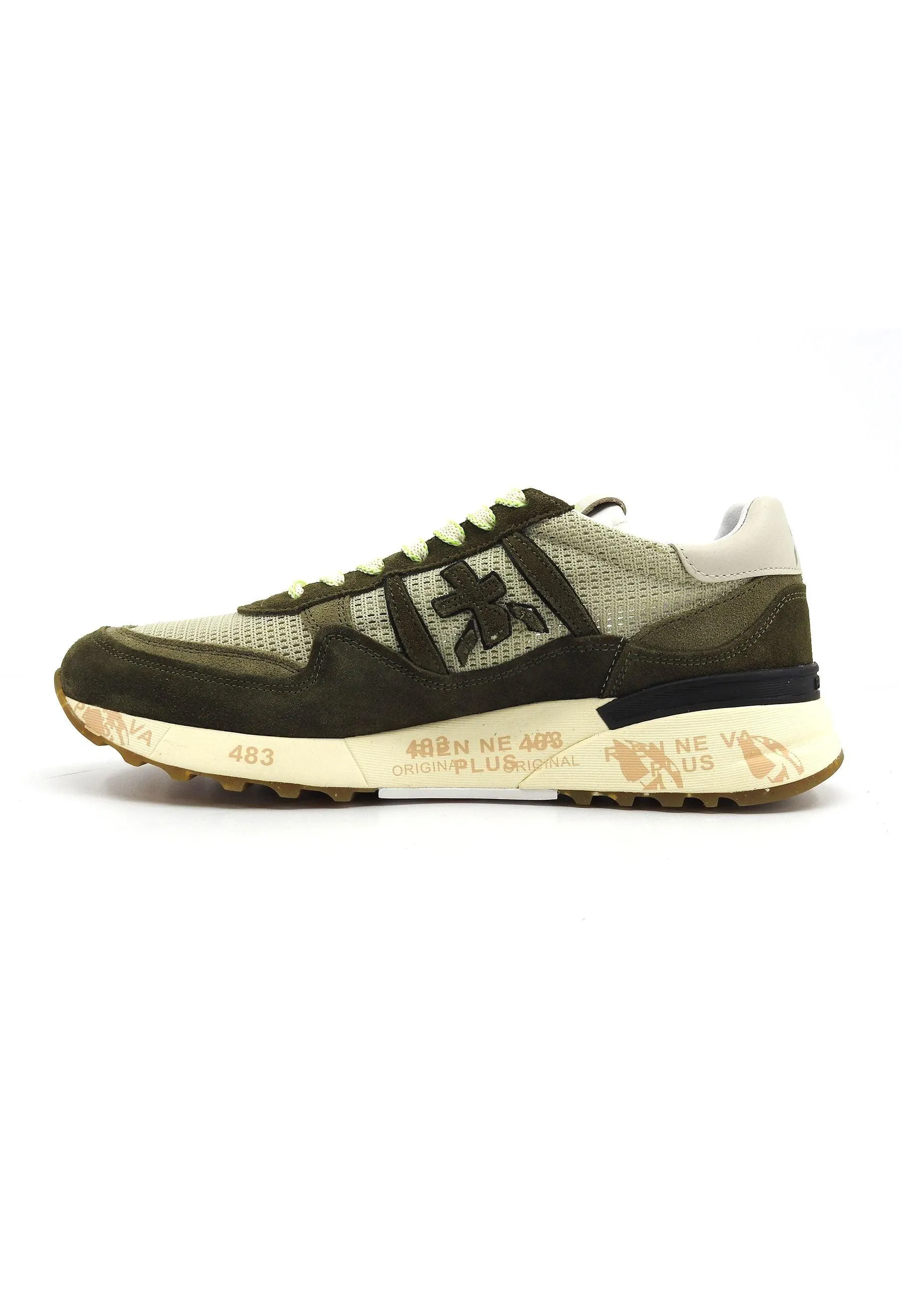 PREMIATA Sneaker Uomo Green LANDECK-6630