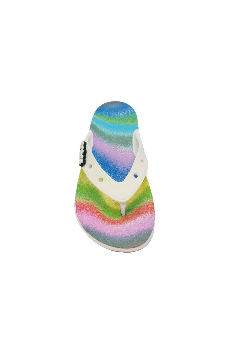 SANDALE FLIP FLOP SPRAY DYE POUR FEMME