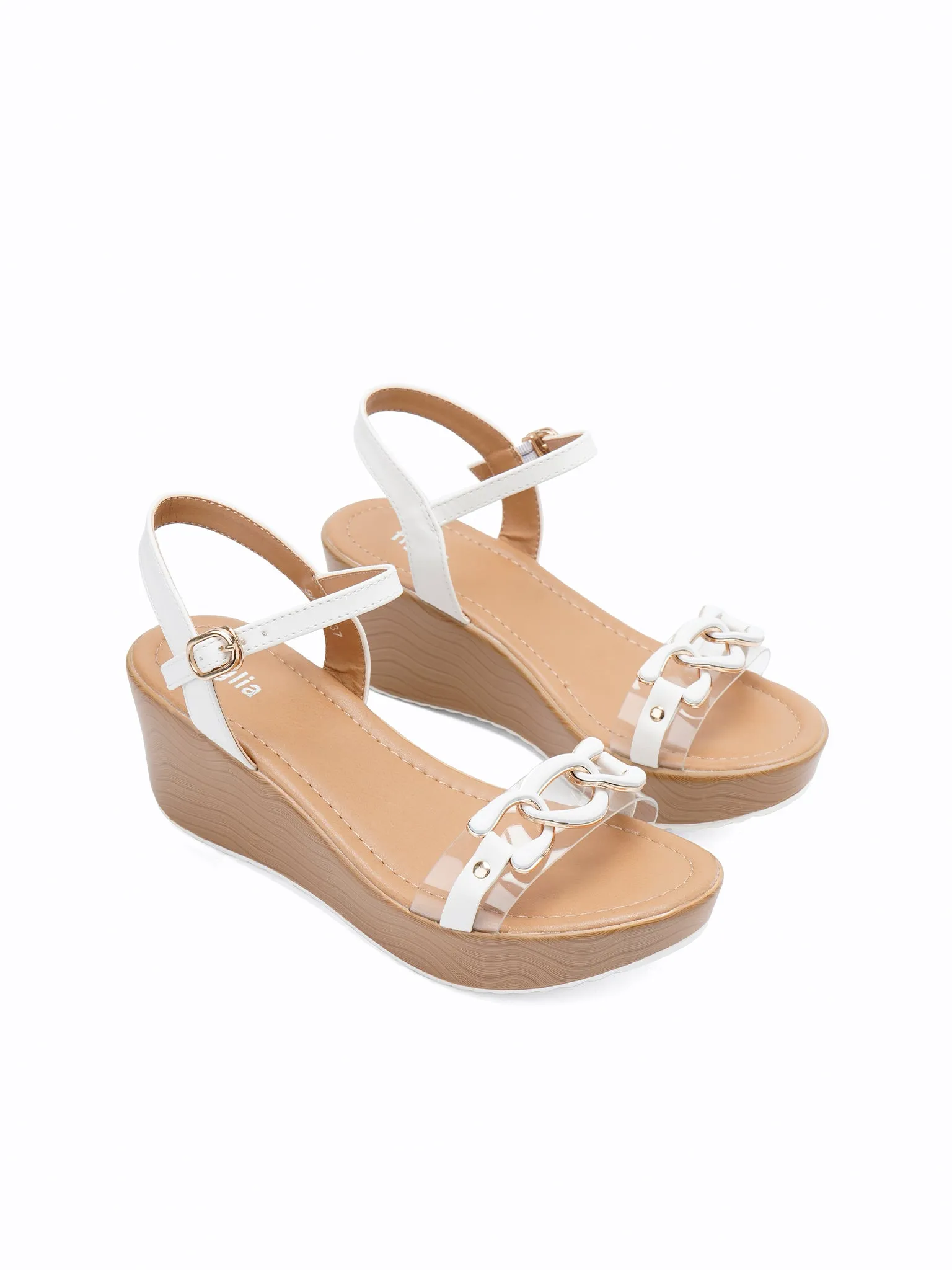 Sandy Wedge Sandals