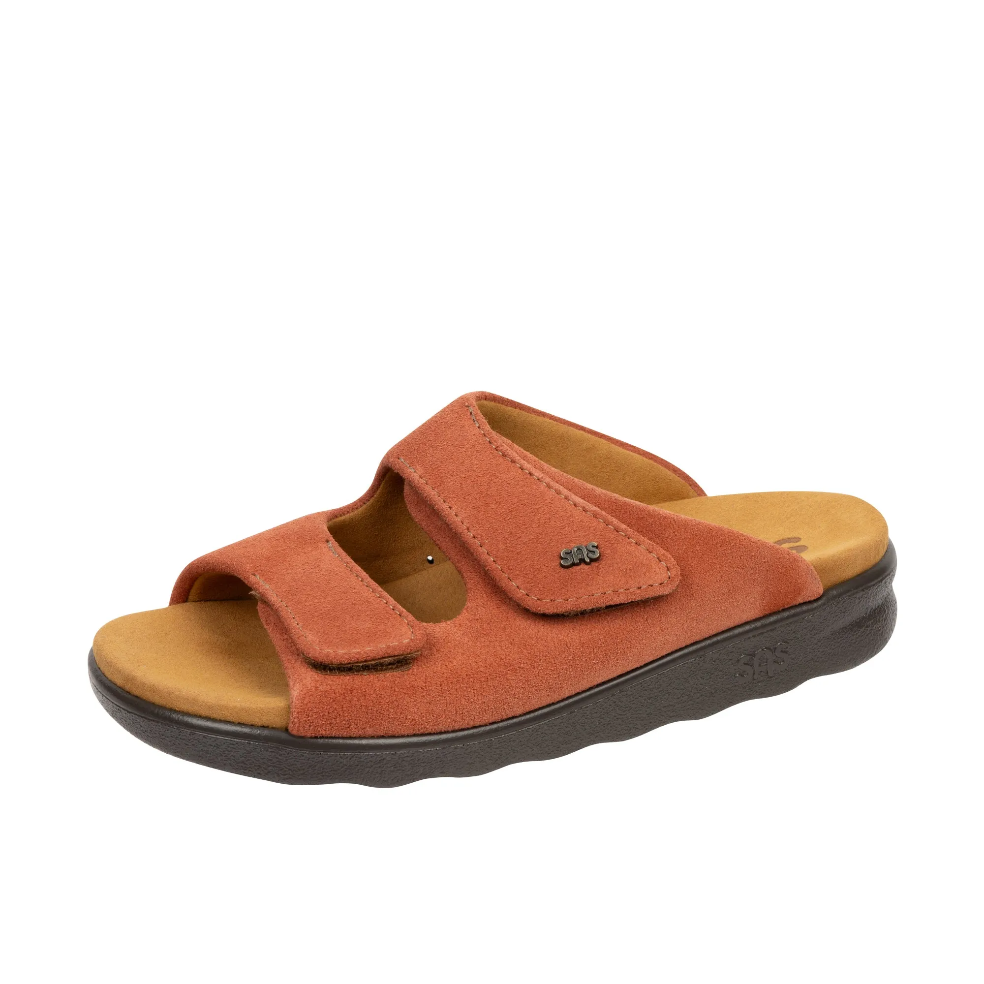 SAS Womens Cozy Sandal Rust