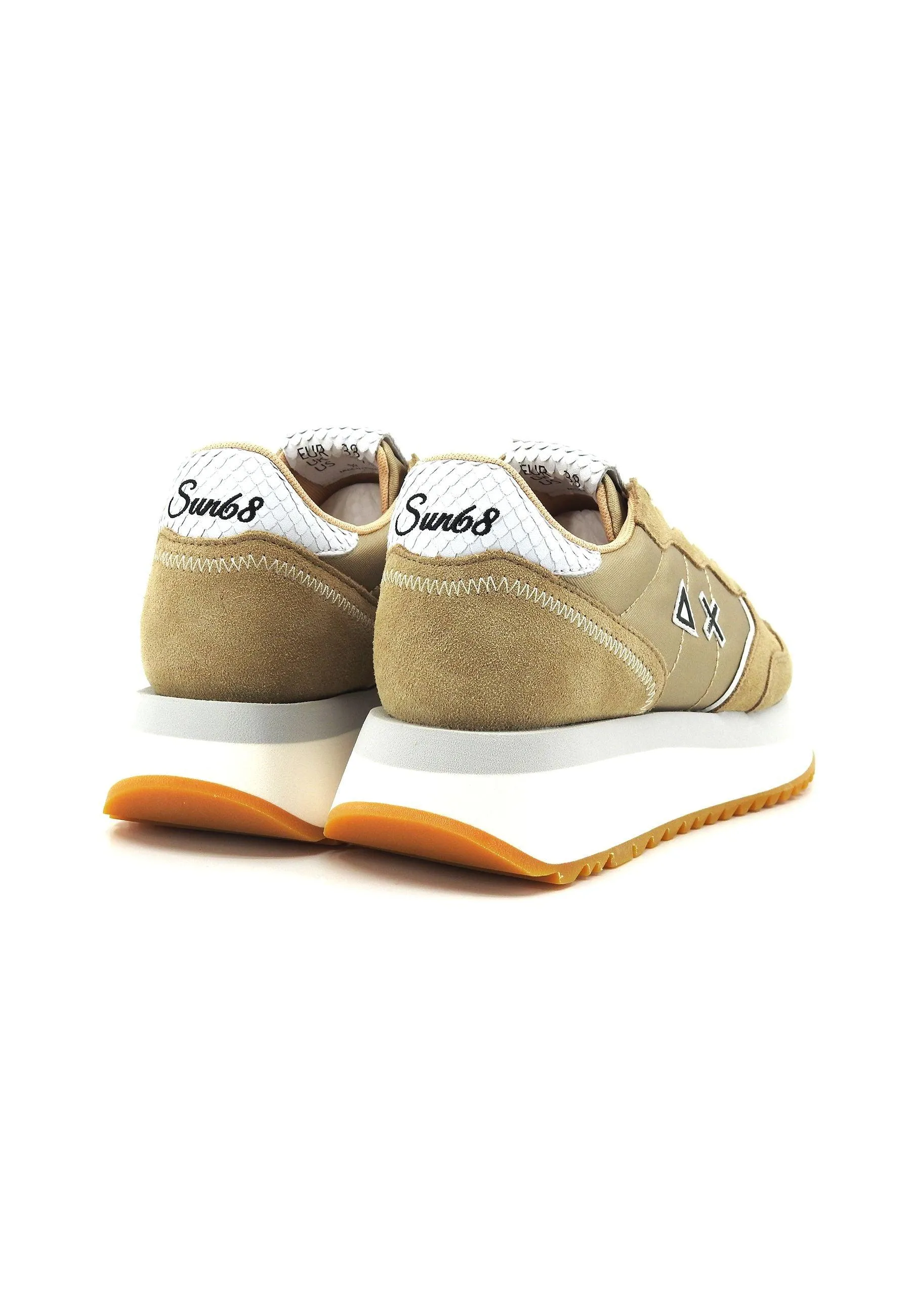 SUN68 Big Bright Sneaker Donna Oro Z34208