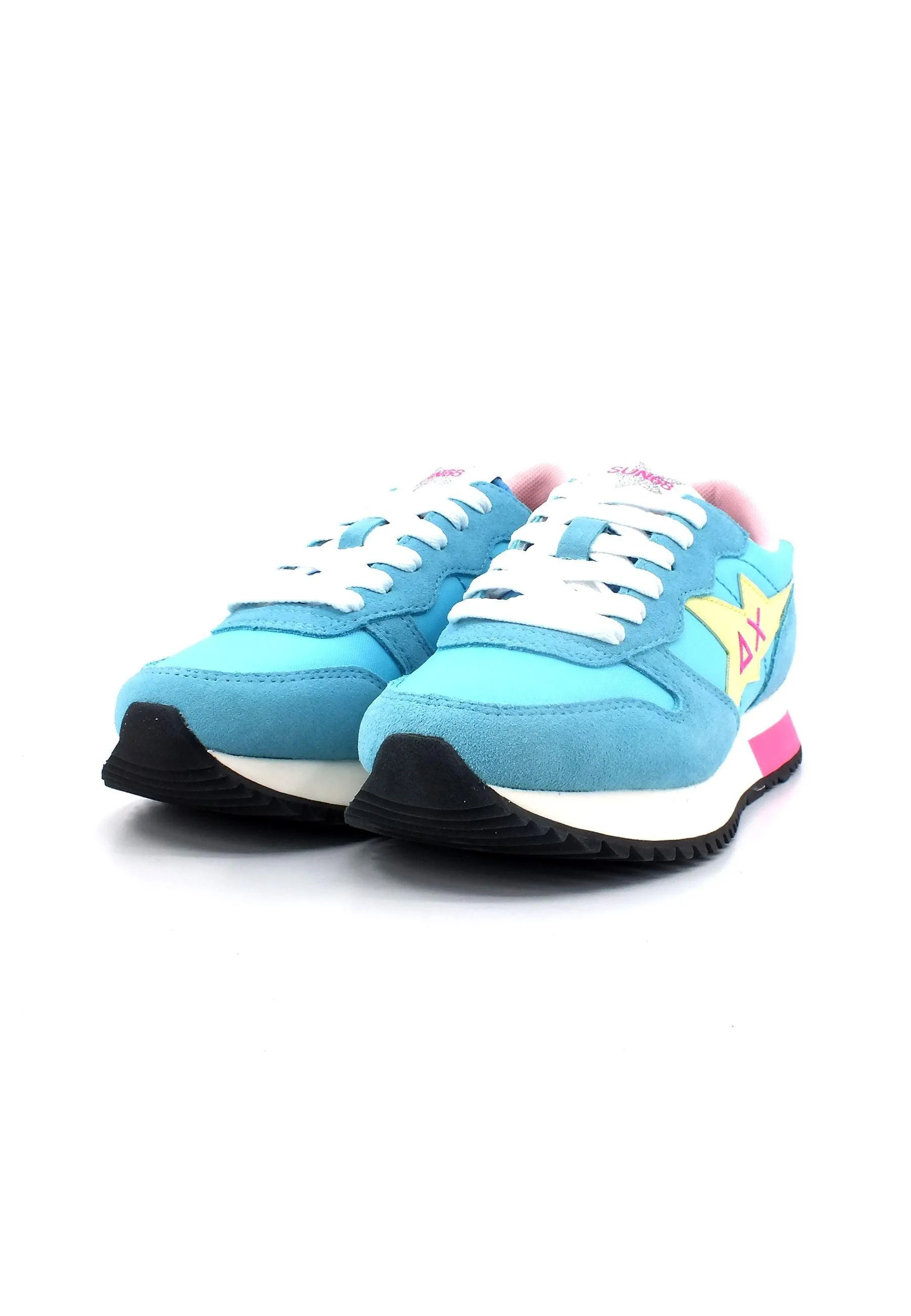 SUN68 Star Girl Solid Sneaker Donna Azzurro Z33210