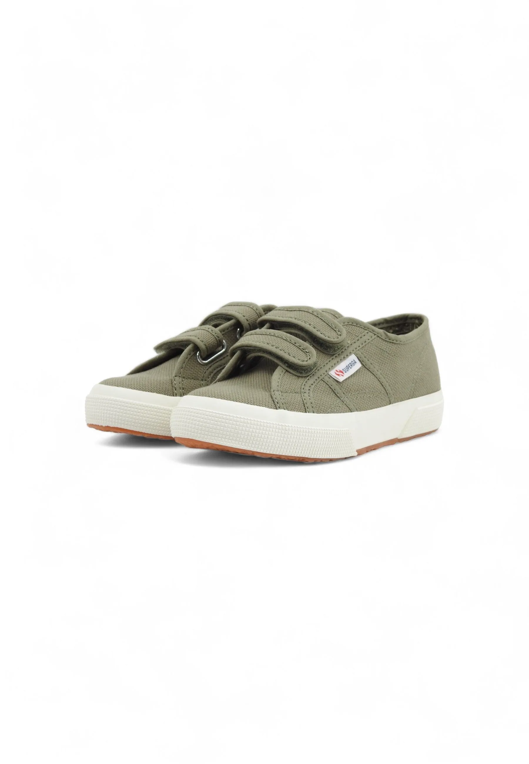 SUPERGA 2750 Sneaker Bambino Green Safari Avorio S0003E0