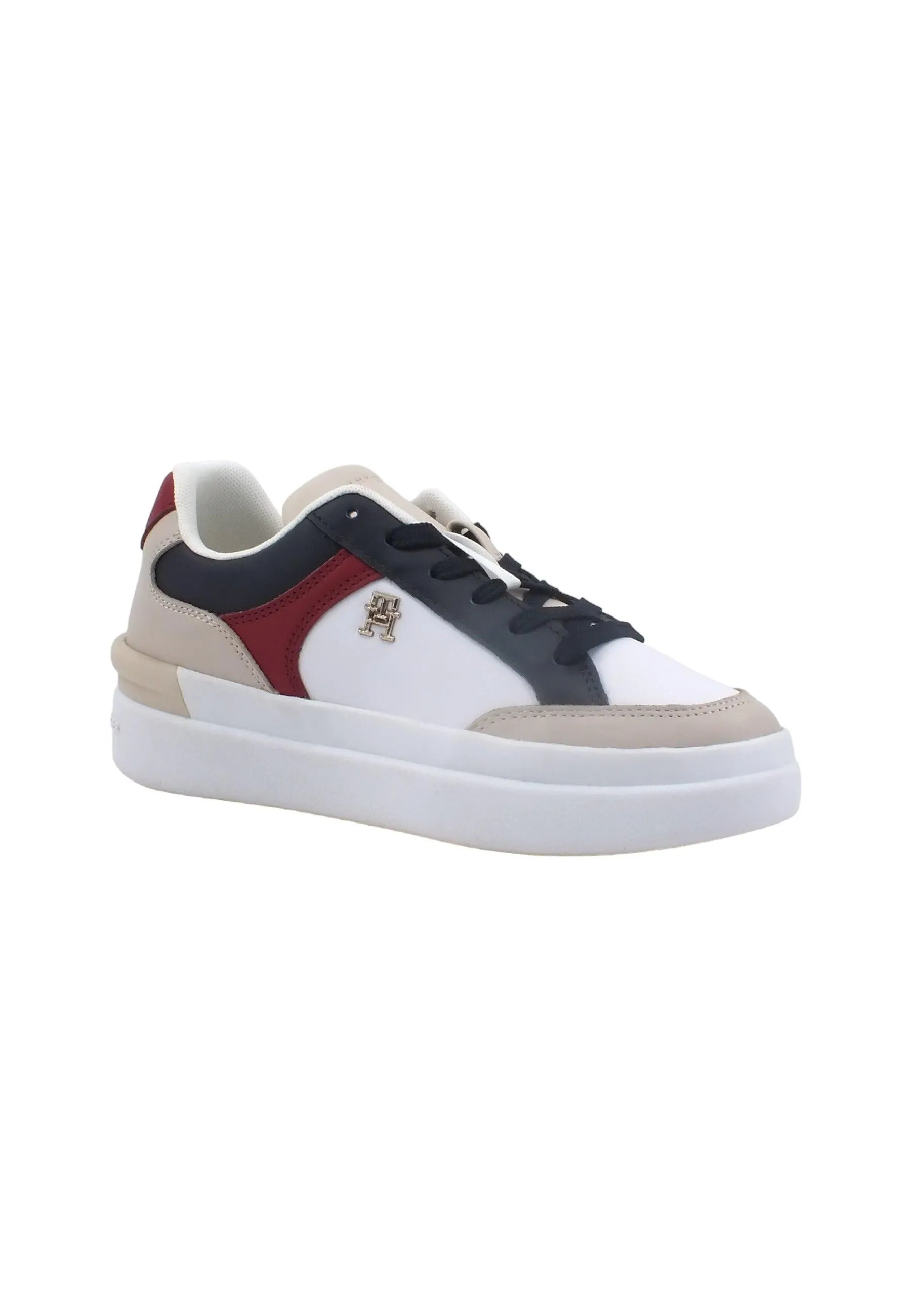 TOMMY HILFIGER Elevated Hi Court Sneaker Donna Space Blue FW0FW07451