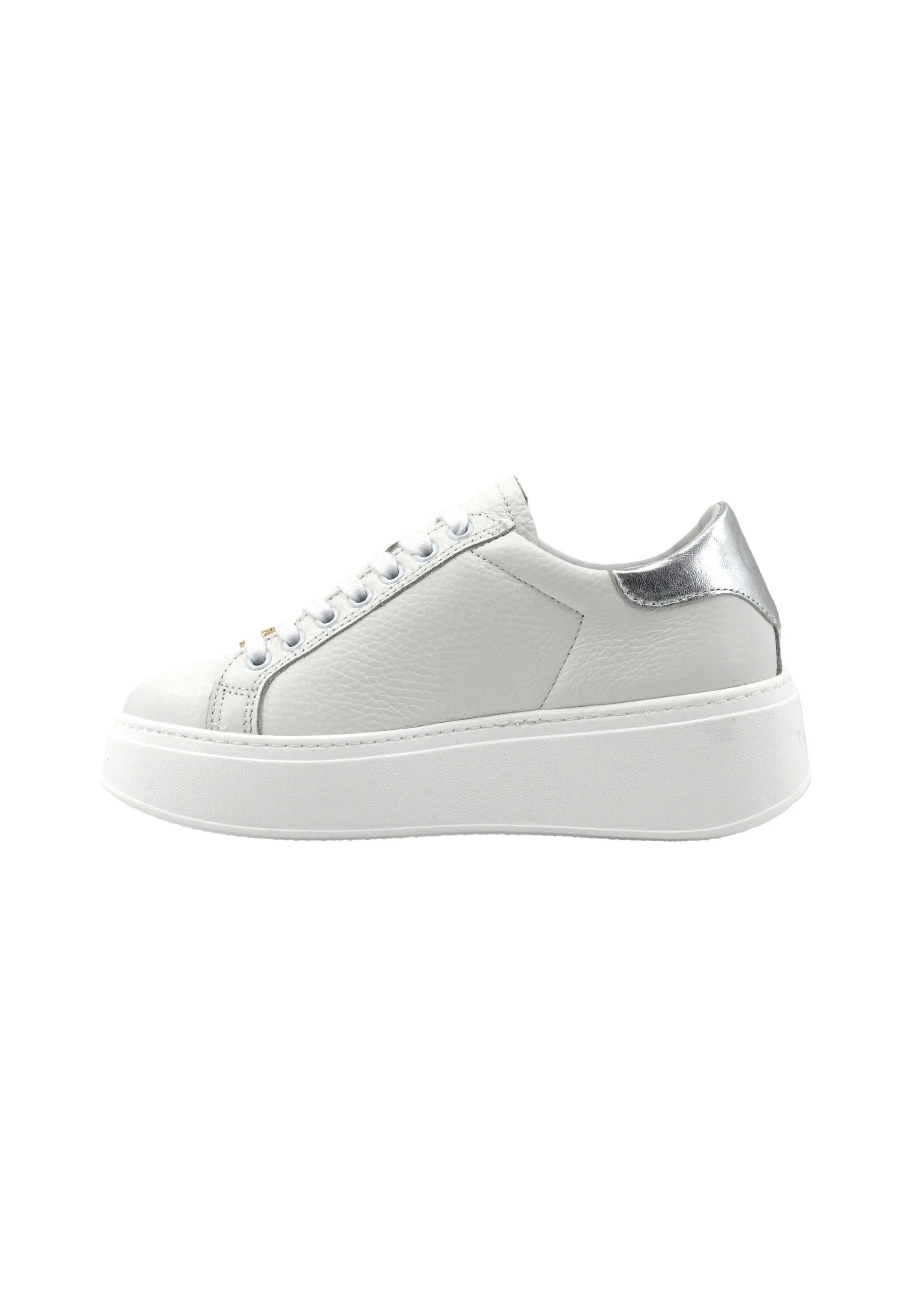 TWINSET Sneaker Donna Bianco Ottico Argento 241TC050